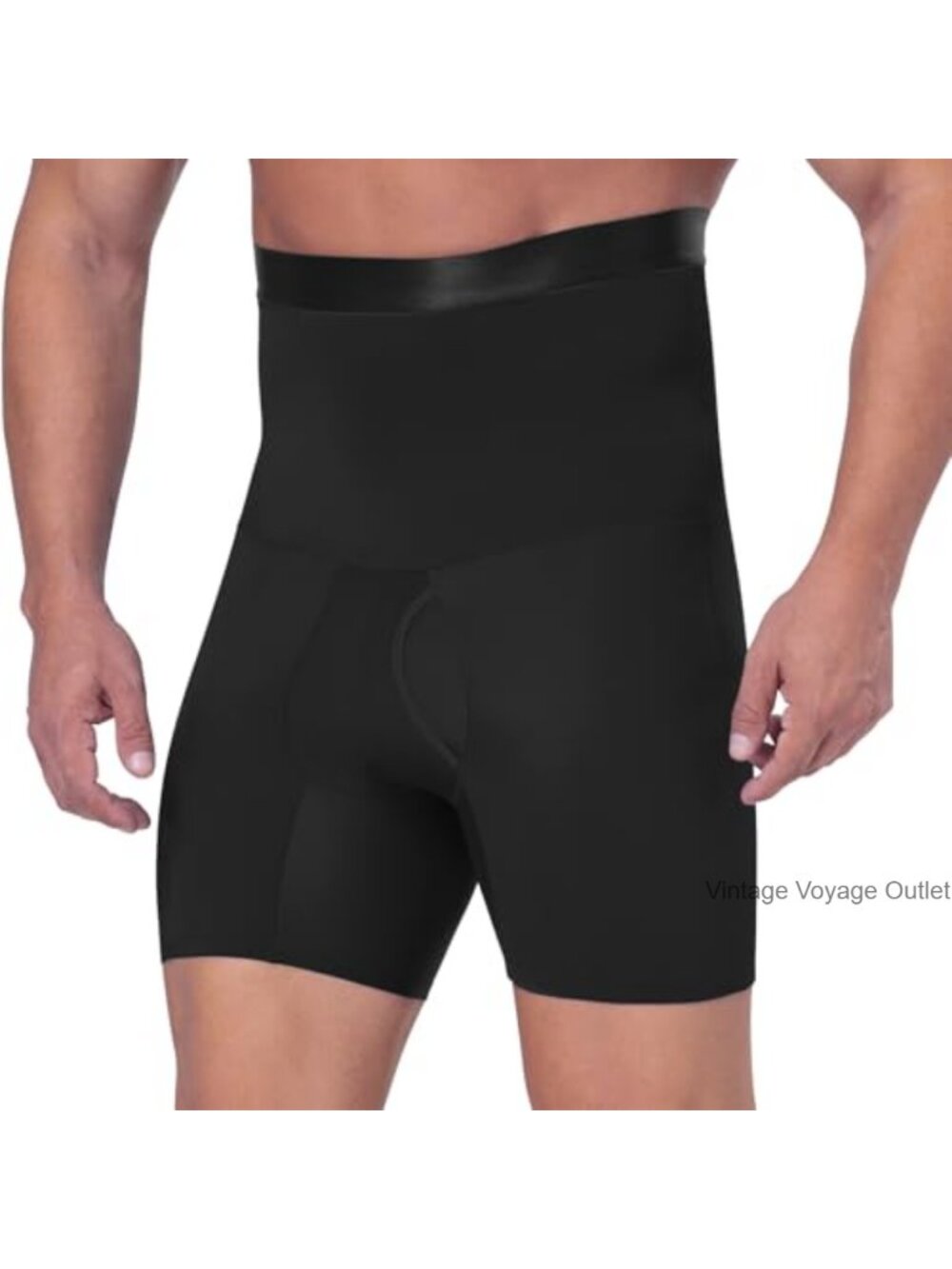 Men's Tummy Control Shapewear High Waist Compression Shorts Belly Girdle